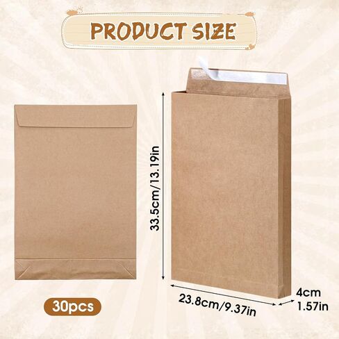 30 حزمة مظاريف قابلة للتوسيع ، 9.4 "× 13.2" × 1.57 "الكتالوج الكبير المظلف in Saudi Arabia