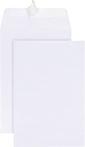 Office Depot Clean Seal(TM) Catalog Envelopes, 6in. x 9in., White, Box Of 250, 77919 in Saudi Arabia