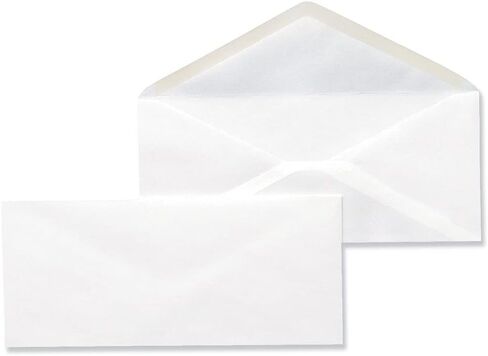 Universal UNV35210#10 Monarch Flap Open -Side Gummed Envelope - White (500/box) in Saudi Arabia