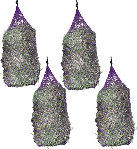 Country Pride Large Ultra Slow Feeder Hay Net, 4 Pack (Black) in Saudi Arabia