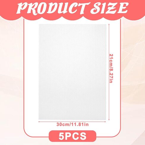 Giantree 5 Pieces of Animal Skin Costume Eye Mask Mesh, PVC Eye Mask Plastic Mesh, White Hard Linen Suitable for Orc Masks Cosplay Props Animal Skin Costumes Handicrafts, 11.8 inches x 8.27 inches in Saudi Arabia