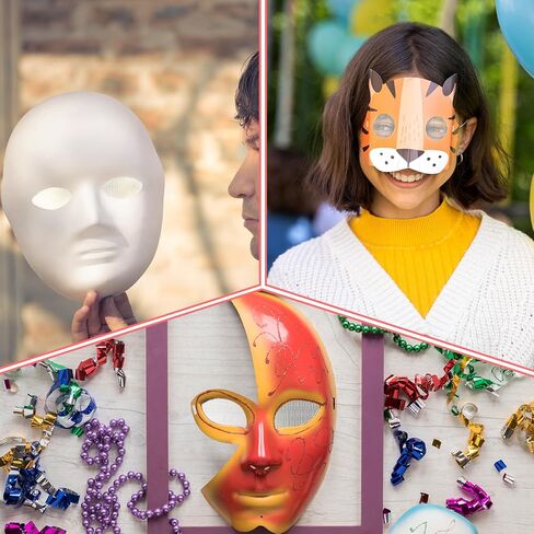 Giantree 5 Pieces of Animal Skin Costume Eye Mask Mesh, PVC Eye Mask Plastic Mesh, White Hard Linen Suitable for Orc Masks Cosplay Props Animal Skin Costumes Handicrafts, 11.8 inches x 8.27 inches in Saudi Arabia