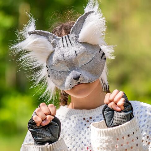 Giantree 5 Pieces of Animal Skin Costume Eye Mask Mesh, PVC Eye Mask Plastic Mesh, White Hard Linen Suitable for Orc Masks Cosplay Props Animal Skin Costumes Handicrafts, 11.8 inches x 8.27 inches in Saudi Arabia