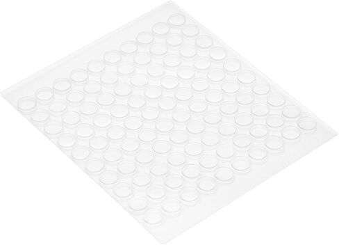 UXCELL 500PCS قابلة للإزالة غراء الغراء ، 0.39 "× 0.39" أكريليك مزدوج الوجه لاصقة لزجة لزخمة حركة المتحف ديكور المكتب المنزلي ، واضحة in Saudi Arabia