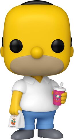 فونكو بوب! التلفزيون: The Simpsons - Homer - Finyl Figure - فكرة الهدية - البضائع الرسمية - ألعاب للأطفال والكبار - عشاق التلفزيون - نموذج نموذج لهواة الجمع والعرض in Saudi Arabia