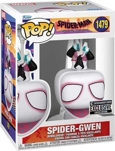 Funko Pop! Spider-Man: Across The Spider-Verse Spider-Gwen - Vinyl Figure #1479 - Entertainment Earth Exclusive in Saudi Arabia