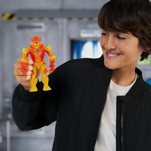MRBEAST LAB Hyper Fusion Mutators, Experiment & Create The Fire Panther, Add Mutation Fluid, Press The Fingerprint Scanner & Reveal The Panther, Over 20 Points of Articulation, Collect All 3 in Kuwait