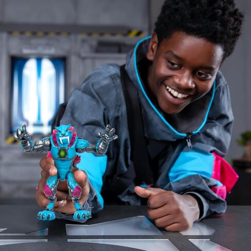 MRBEAST LAB Hyper Fusion Mutators, Experiment & Create The Fire Panther, Add Mutation Fluid, Press The Fingerprint Scanner & Reveal The Panther, Over 20 Points of Articulation, Collect All 3 in Kuwait