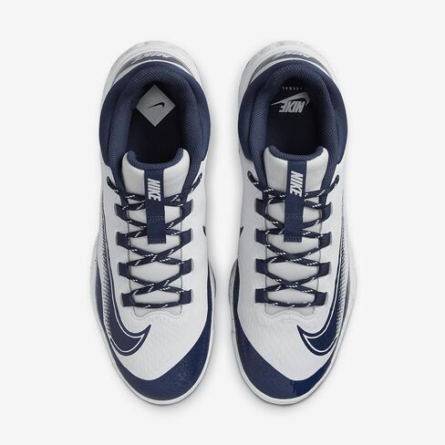 Nike Alpha Huarache Elite 4 Low Men's Baseball Cleat US (White/Black/Black, US Footwear Size System, Adult, Men, Numeric, Medium, 13) in Saudi Arabia
