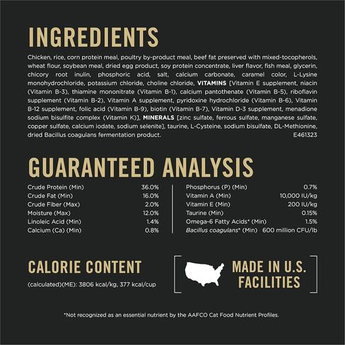 Purina Pro Plan Complete Essentials Shredded Blend Chicken and Rice Formula Adult High Protein Cat Food - 14 lb. Bag in Saudi Arabia