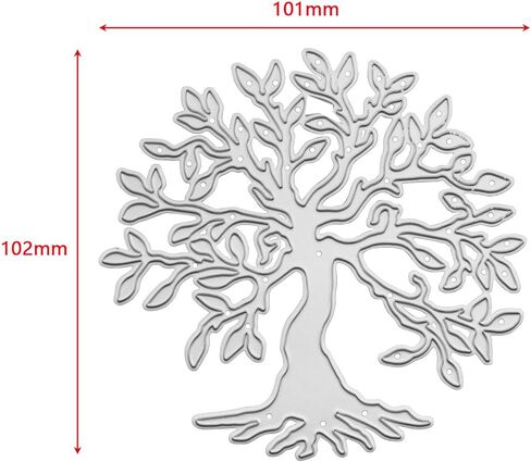 outpating 10.2 * 10.1cm شجرة كبيرة DIY الصلب الكربون القطع يموت المعادن الكربون ورق الصلب القطع يموت تصنيع بطاقات المعايدة و scrapbooking in Kuwait