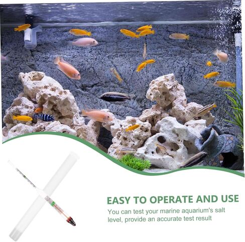 Salinity Hydrometer for Aquarium Densitometer Calibration for Freshwater Saltwater in Saudi Arabia