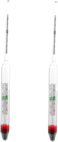 MERRYHAPY 2Pcs Aquarium Glass Floating Hydrometer for Accurate Testing Fish Tank and Aquarium Easy to Use for Sea Water Measurement in Saudi Arabia