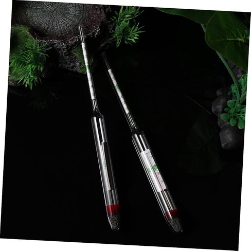 MERRYHAPY 2Pcs Aquarium Glass Floating Hydrometer for Accurate Testing Fish Tank and Aquarium Easy to Use for Sea Water Measurement in Saudi Arabia