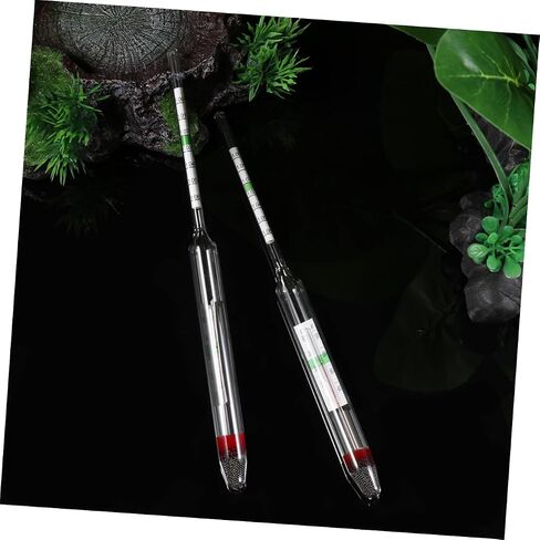 MERRYHAPY 2Pcs Aquarium Glass Floating Hydrometer for Accurate Testing Fish Tank and Aquarium Easy to Use for Sea Water Measurement in Saudi Arabia