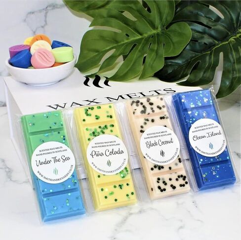 100 Pcs Knafeh Pistachio Chocolate Wrappers with 100 Pcs Thank You Stickers - 2.5 x 7.1 Inch Candy Packaging - Self Adhesive Small Plastic Wax Melt Snap Bar Bags in Saudi Arabia