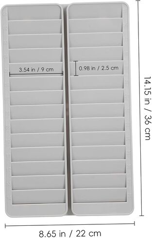 Uonlytech Attendance Card Rack Slot Holder for Exams Office Supplies and Wear-Resistant Material Simple Design for Organizing Attendance Cards Exam Rooms in Saudi Arabia