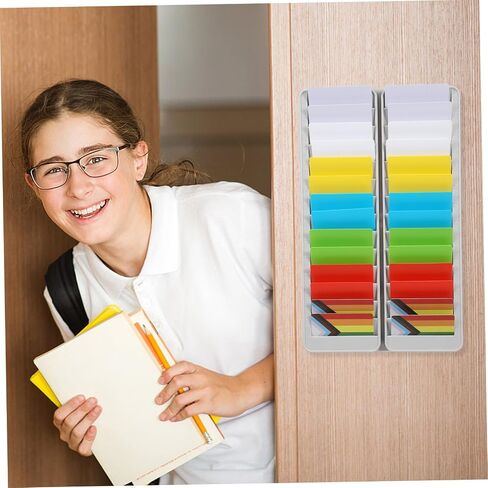Uonlytech Attendance Card Rack Slot Holder for Exams Office Supplies and Wear-Resistant Material Simple Design for Organizing Attendance Cards Exam Rooms in Saudi Arabia