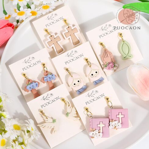 Puocaon Fall Polymer Clay Cutters - 11 Pcs Autumn Themed Cutters for Polymer Clay Jewelry Pumpkin Mushroom Earrings Making Kit for Polymeric Jewelry Design in Saudi Arabia
