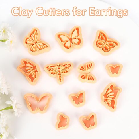 Puocaon Fall Polymer Clay Cutters - 11 Pcs Autumn Themed Cutters for Polymer Clay Jewelry Pumpkin Mushroom Earrings Making Kit for Polymeric Jewelry Design in Saudi Arabia