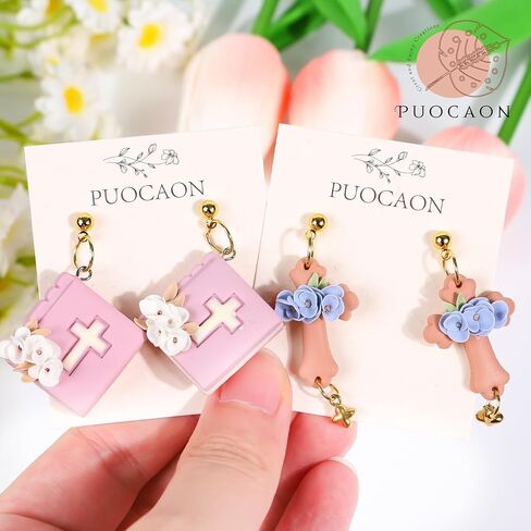 Puocaon Fall Polymer Clay Cutters - 11 Pcs Autumn Themed Cutters for Polymer Clay Jewelry Pumpkin Mushroom Earrings Making Kit for Polymeric Jewelry Design in Saudi Arabia