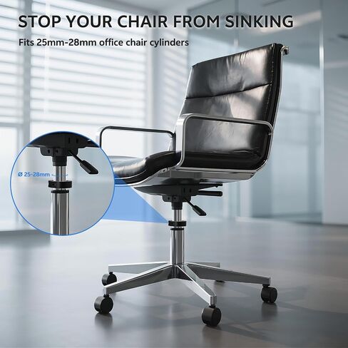 Fix Sinking Office Chair, Steel Gas Lift Cylinder Clamp Holder, Office Chair Saver Kit -Adjustable Steel Clamp for Office Chairs - Easy Fix, No Cylinder Replacement in Saudi Arabia