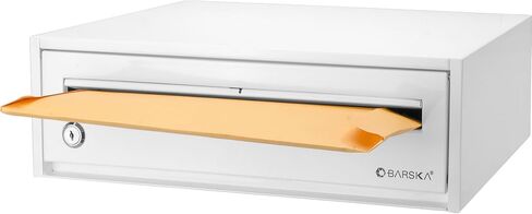 Barska CB13118 مفتاح القفل متعدد الأغراض مظاريف سطح المكتب المستندات النقدية اقتراحات إسقاط مربع منظم أبيض 15.75 "× 11" × 4.87 " in Kuwait