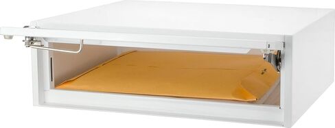 Barska CB13118 مفتاح القفل متعدد الأغراض مظاريف سطح المكتب المستندات النقدية اقتراحات إسقاط مربع منظم أبيض 15.75 "× 11" × 4.87 " in Kuwait