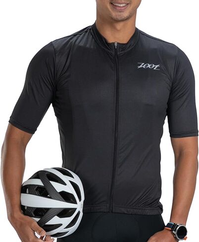 Zoot Men's Core Cycling Jersey, Breathable Short Sleeve Road Bike Tri Jersey, Moisture Wicking, 3 Rear Pockets, UPF 30 Fabric in Kuwait