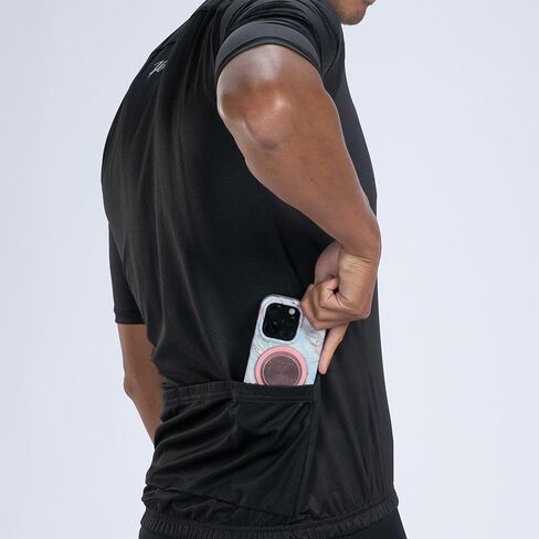 Zoot Men's Core Cycling Jersey, Breathable Short Sleeve Road Bike Tri Jersey, Moisture Wicking, 3 Rear Pockets, UPF 30 Fabric in Kuwait