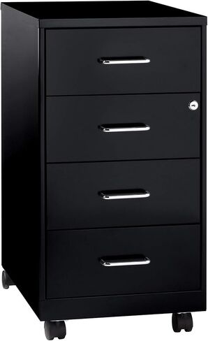 Lys 26-1/2 "خزانة تخزين الأجهزة المحمولة-4-Drawer ، أبيض in Saudi Arabia