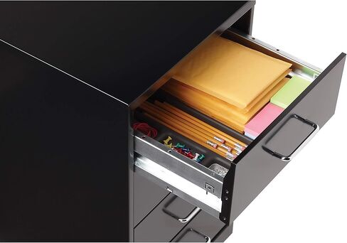 Lys 26-1/2 "خزانة تخزين الأجهزة المحمولة-4-Drawer ، أبيض in Saudi Arabia