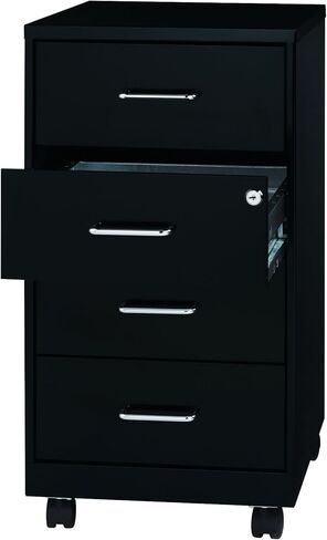 Lys 26-1/2 "خزانة تخزين الأجهزة المحمولة-4-Drawer ، أبيض in Saudi Arabia