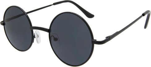 OWL Round Retro Small Circle Tint & Mirror عدسات ملونة 43-55 ملم نظارة شمسية معدنية in Saudi Arabia