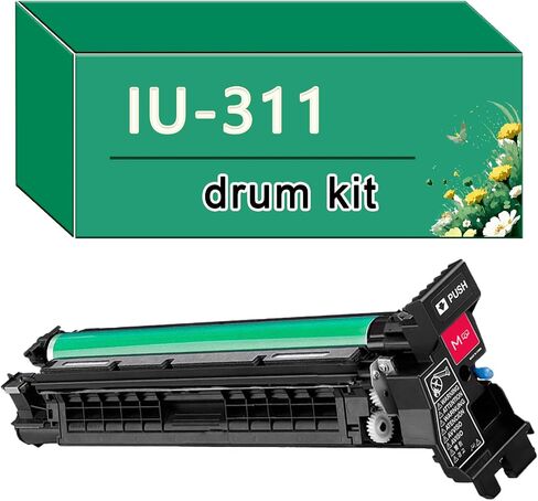 IU-311 IU311 Compatible Drum Kit (with Chip) for Konica Minolta IU-311K IU-311C IU-311M IU-311Y, Suit for Bizhub C300 C352 C353 Printer 1 Cyan in Kuwait