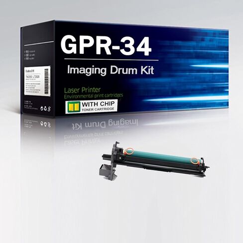 GPR34 متوافق مع Canon GPR-34 PRIMING RUBL ATTLISTION لـ CANON IMAMERUNNER 2535 2535I 2545 2545I 5015 5015N 5120 5220 5136 PRINTER ، 80000 PAGES ، Black-1 Pack in Kuwait