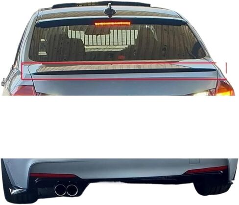 المفسد الجذع الخلفي مناسب للملحقات F30 3 Series Sedan 2012-2018 Wing Lid 320i 325i 328i 330i 335i 340i in Saudi Arabia