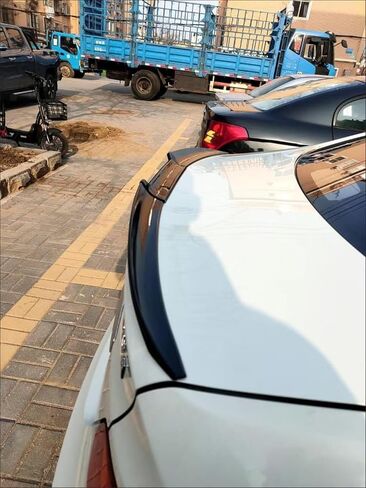 Car Rear Spoilers for Lexus RC 2014 2015 2016 2017 2018, Car Trunk Tail Wing Spoiler Modified Shape Body Decoration Accessories,Carbon Fiber Color in Saudi Arabia