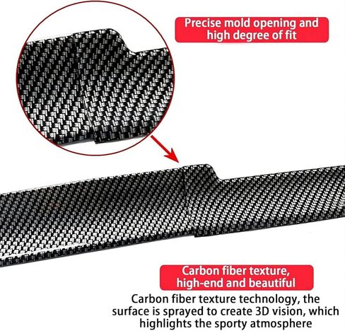Car Rear Spoilers for Lexus RC 2014 2015 2016 2017 2018, Car Trunk Tail Wing Spoiler Modified Shape Body Decoration Accessories,Carbon Fiber Color in Saudi Arabia
