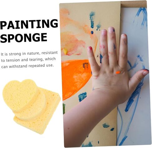 3pcs Sponges Ultra Absorbent Paintbrush Cleaning Sponge for Crafts for Art Projects Face Painting Reusable Design in Saudi Arabia
