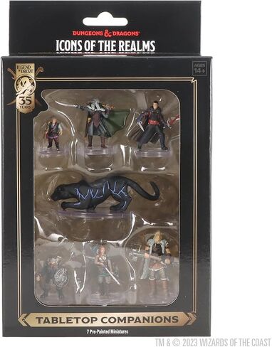 Wizkids D & D The Legend of Drizzt 35th Anniversary - Tabletop Affereals Boxed Set Dungeons and Dragons Miniatures in Saudi Arabia