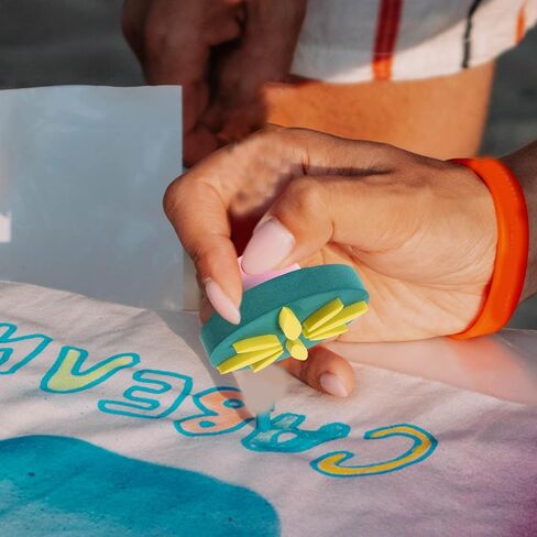 إسفنجية اللوحة الإسفنجية Nuobesty Eva للأطفال ، Flower Flower Stamps لوازمة فنية ديي ملونة مثالية لمرحلة ما قبل المدرسة ورياض الأطفال الحرف 6pcs in Kuwait