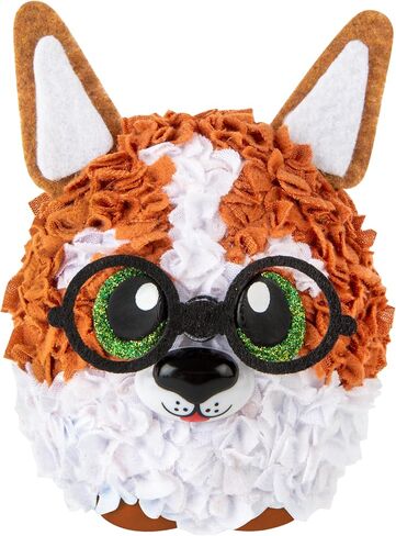 Orb Plushcraft DIY Plushie Pawz Smarty Pup Crrafting Kit - Mess Free Flace حسب نظام الأرقام ولا مطلوب خياطة - مشروع مثالي للفنون والحرف والهدية للبنين والبنات - فكرة هدايا العطلة الممتعة in Saudi Arabia