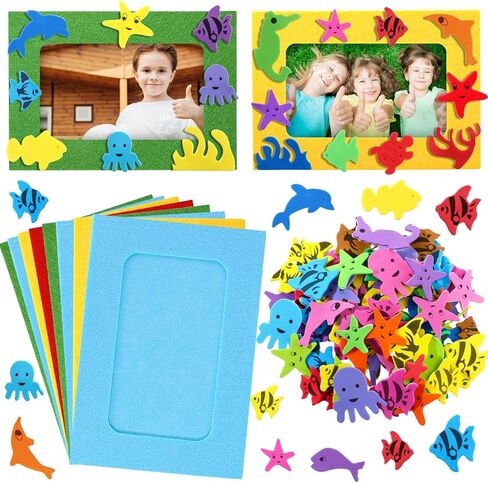 Marsui 232 قطعة Summer Ocean Beach DIY 5 '' X 7 '' Picture Frame Kit 32 Summer Under the Sea Foel Fame in Saudi Arabia