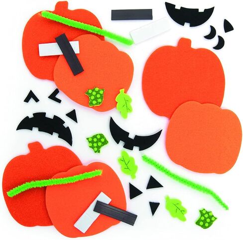 Fun Express Halloween Jol Felt Magnet CK -12 - مجموعات حرفية - 12 قطعة in Saudi Arabia