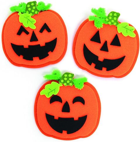 Fun Express Halloween Jol Felt Magnet CK -12 - مجموعات حرفية - 12 قطعة in Saudi Arabia