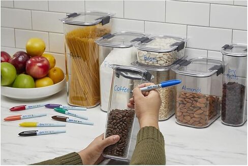 Expo Vis-A-Vis Wet-erase Marker ، Fine Point ، Blue Ink ، Dozen (SAN16003) in Saudi Arabia