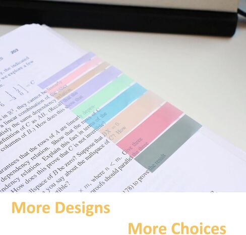 UniBright Sticky Index Tabs Combo Pack 440 Pcs Tabs for Notebooks Page Markers Page Tabs Book Tabs and Annotation Tabs with Bookmark Ruler and Dispenser Assorted Morandi Colors in Kuwait