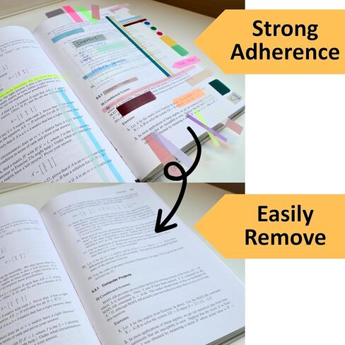 UniBright Sticky Index Tabs Combo Pack 440 Pcs Tabs for Notebooks Page Markers Page Tabs Book Tabs and Annotation Tabs with Bookmark Ruler and Dispenser Assorted Morandi Colors in Kuwait