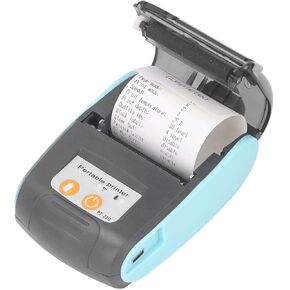 Mini Pocket Printer, Bluetooth Thermal Receipt Printer for iOS Android and 58mm Portable Small POS Bill Printer for Restaurant Sales Retail (Without in Saudi Arabia